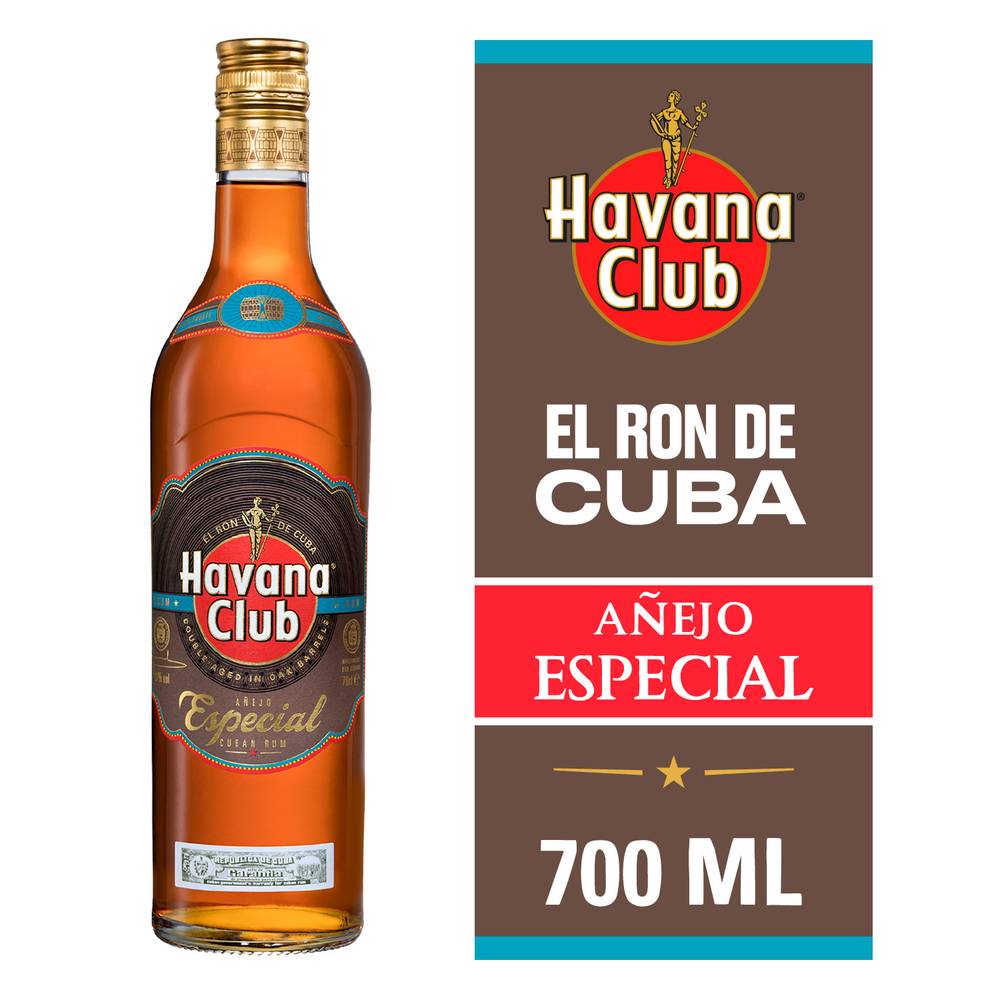 Havana club añejo especial cuban rum (botella 700 ml)