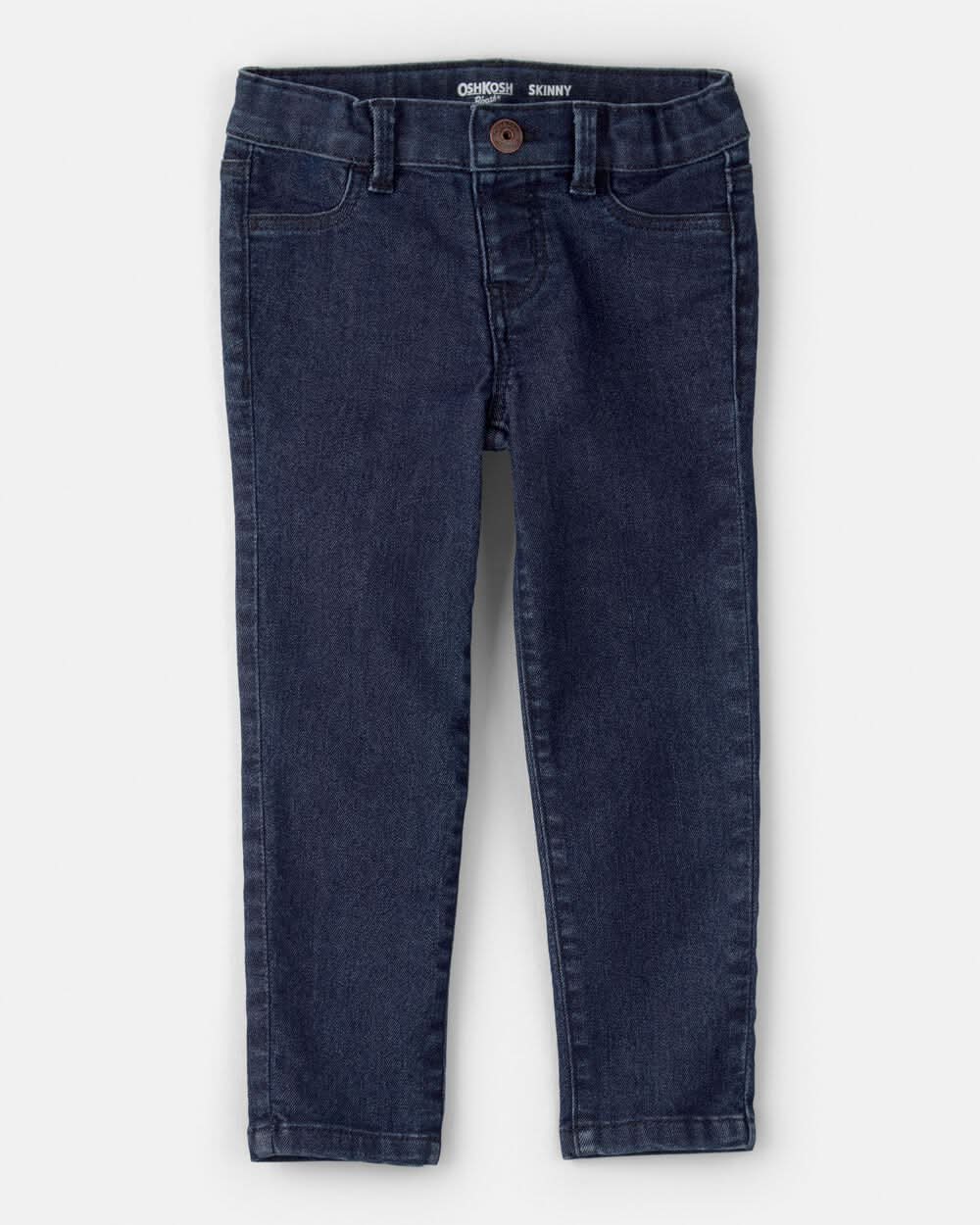 Toddler Dark Blue Wash Skinny-Leg Jeans - Heritage Rinse - 3T