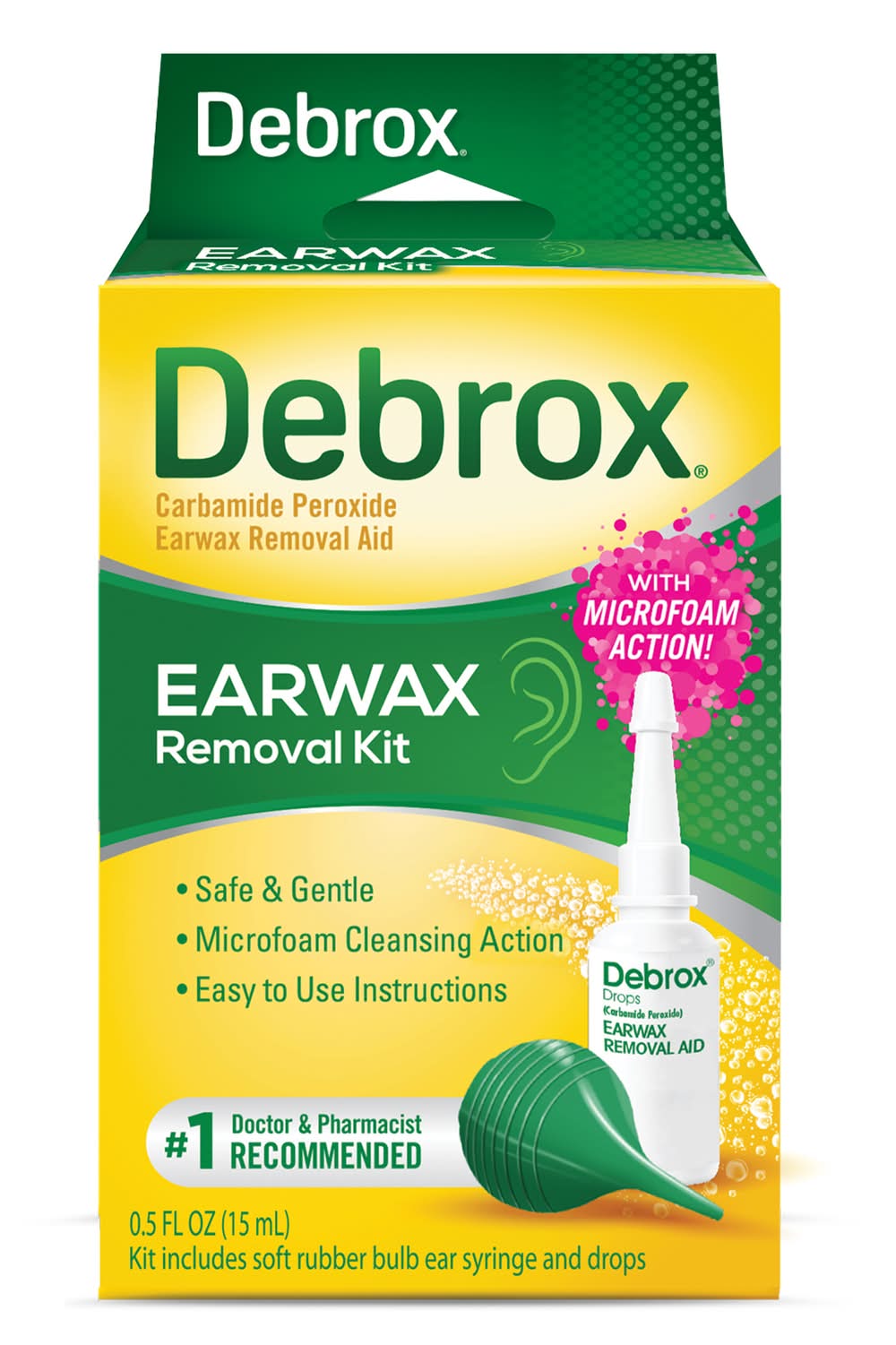 Debrox Earwax Removal Kit (15 ml)