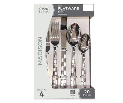 Madison Frosted 20-Piece Flatware Set