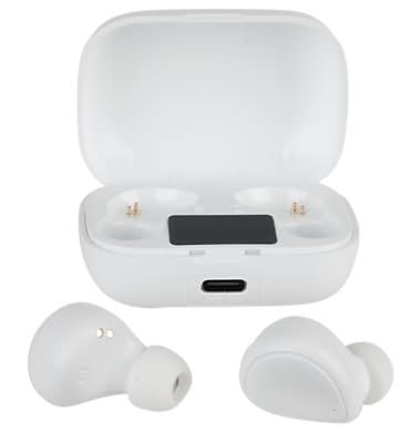 Vivitar Wireless Earbuds, Bluetooth, White (STP2002-WHT-T35-12)