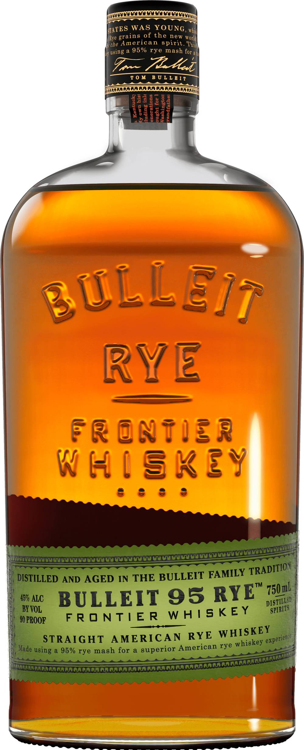 Bulleit 95 Rye Whiskey 90 Proof (750 ml)