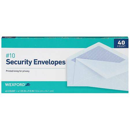 Wexford Security Envelopes - 40.0 EA