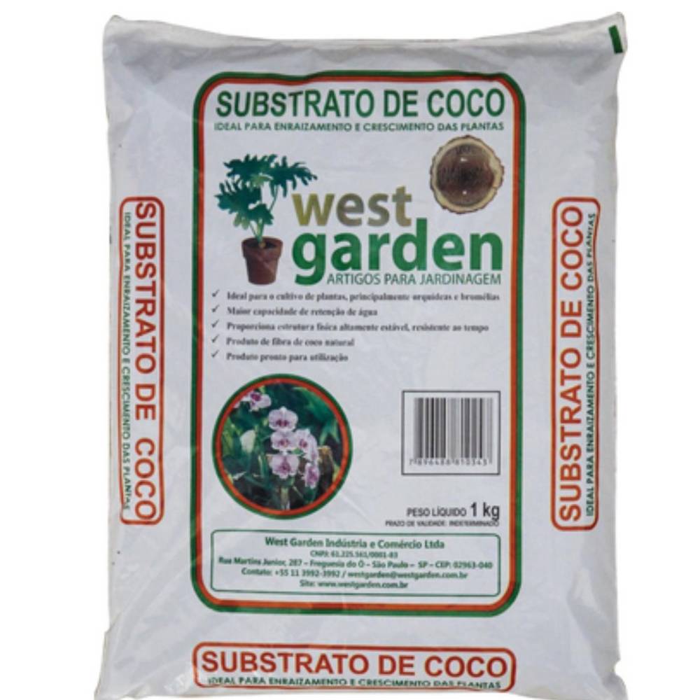 West garden substrato de coco (1kg)