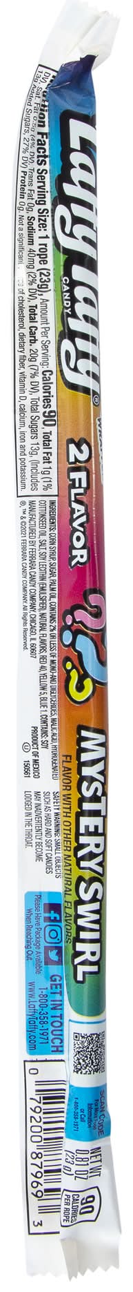 Laffy Taffy® Rope 2 Flavor Mystery Swirl Candy 0.81oz Mystery Swirl