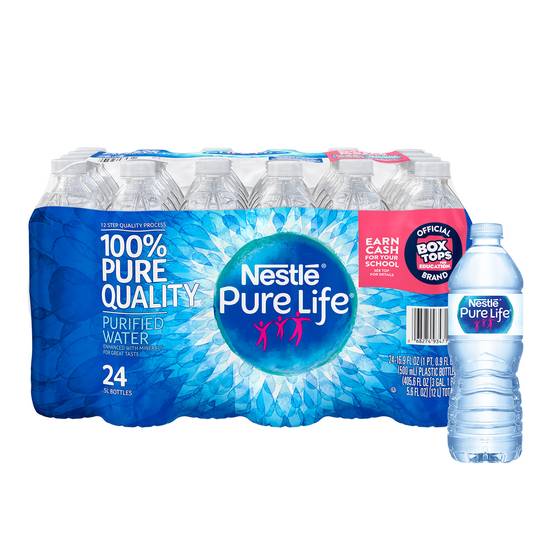 Order Nestle Pure Life Purified Water, 16.9 fl oz. - 24 ct food online from Rite Aid store, Shawnee on bringmethat.com