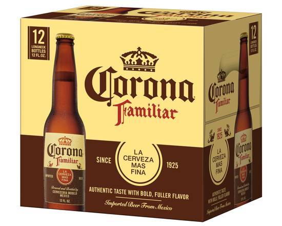 Corona Familiar Btl Gl 12Pk 12 Fld oz (4.8% ABV)