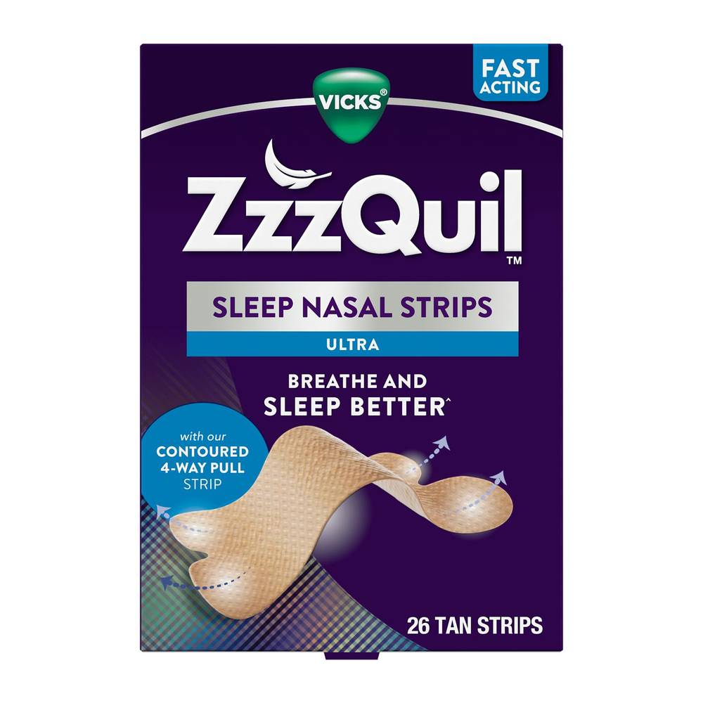 ZzzQuil Ultra Sleep Nasal Strips (26 ct)