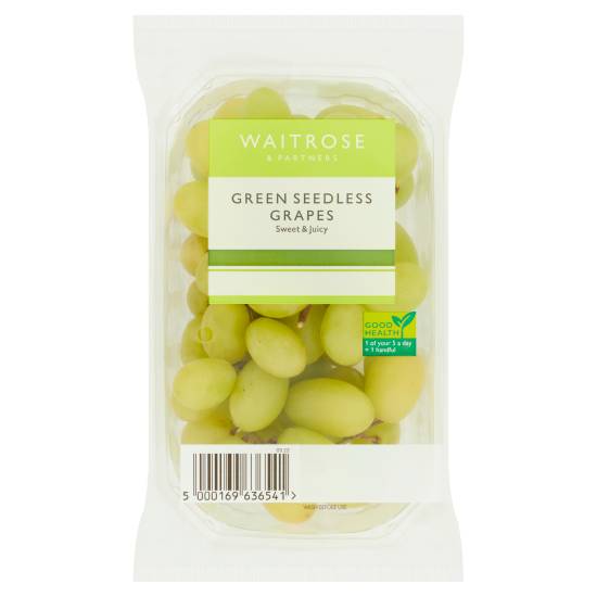 Waitrose Green Seedless Grapes