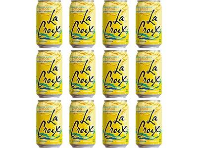LaCroix Diet Lemon Soft Soda, 12 Oz., 12/Pack (WNT65433)
