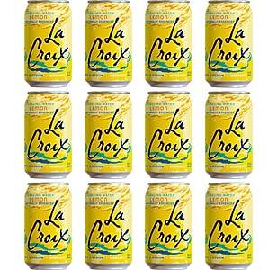 LaCroix Diet Soft Soda, Lemon (12 x 12 fl oz)