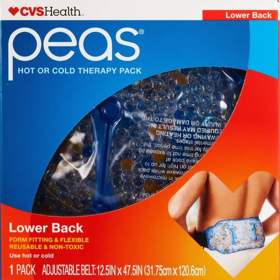 CVS Health Peas Hot or Cold Therapy Pack, Lower Back