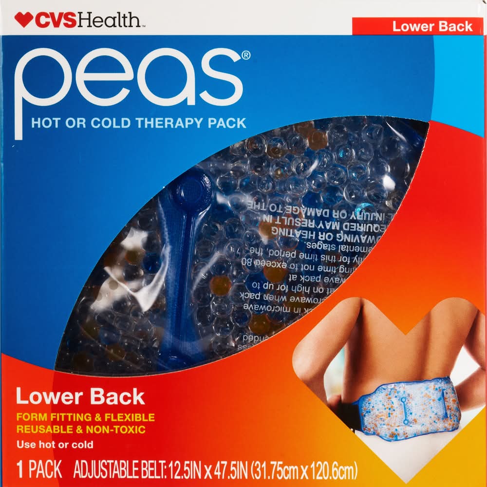 CVS Pharmacy Peas Lower Back Hot or Cold Therapy pack
