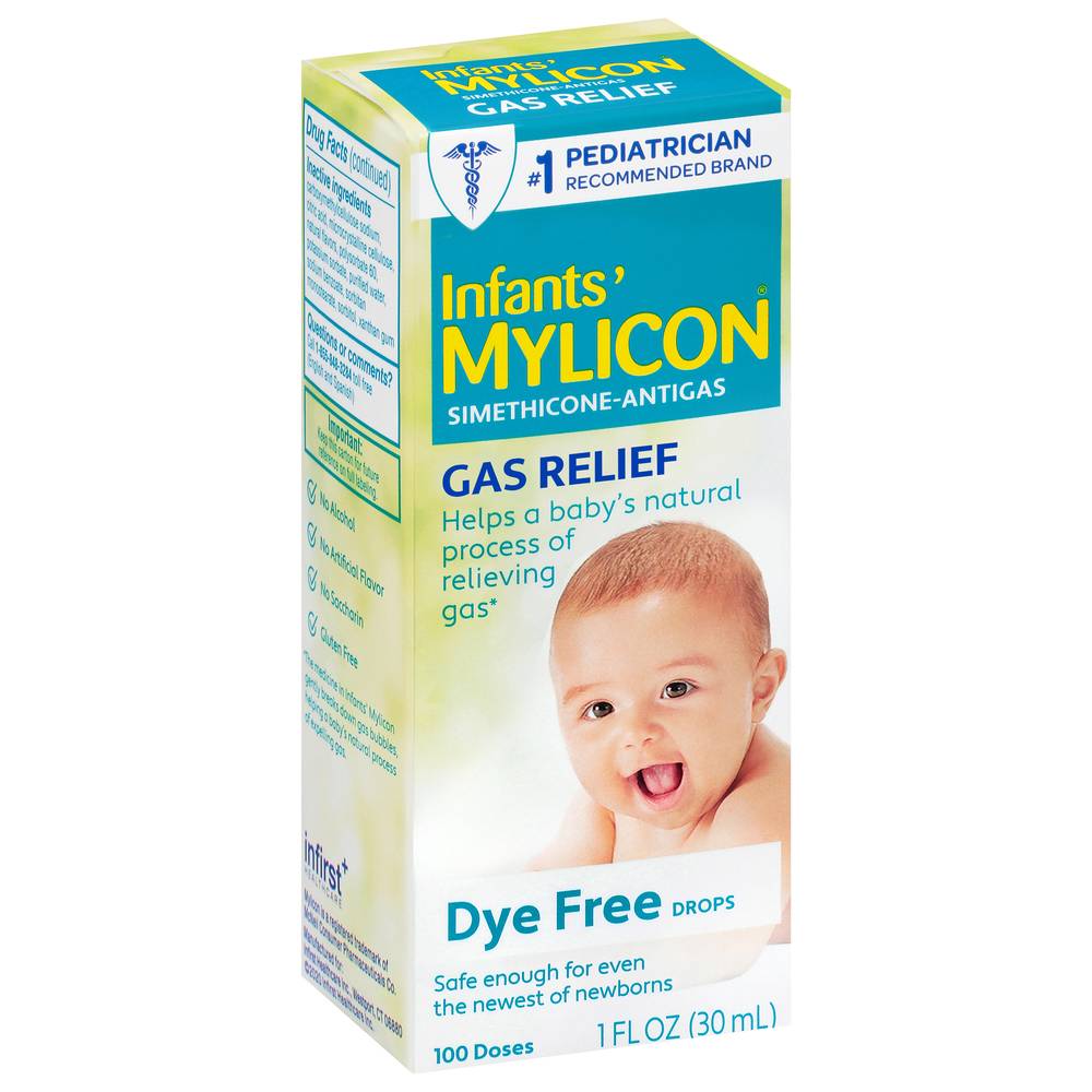 Infants' Mylicon Infants' Dye Free Gas Relief 100 Dose (1 fl oz)