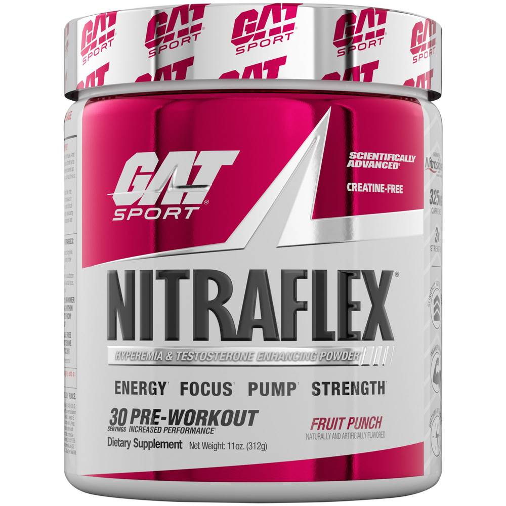 Nitraflex Sport Enhancing Powder, Fruit Punch (11 oz)