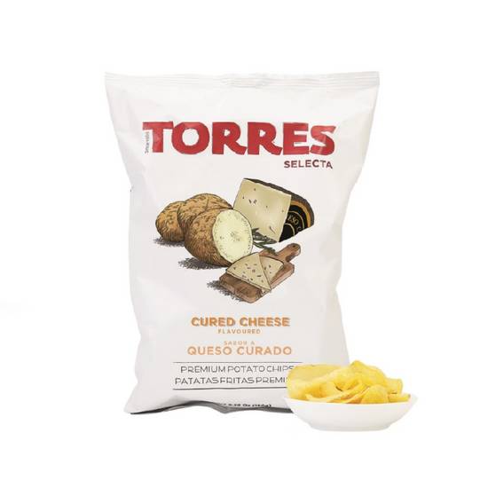 PAPAS CHIPS QUESO CURADO 50GR TORRES HD