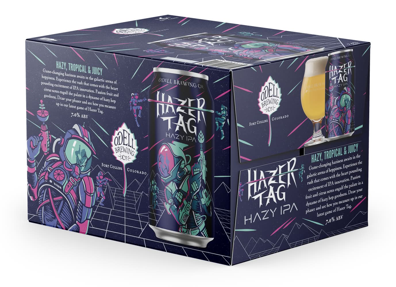Odell Brewing Co. Hazer Tag Hazy Ipa Beer (6 x 12 fl oz)