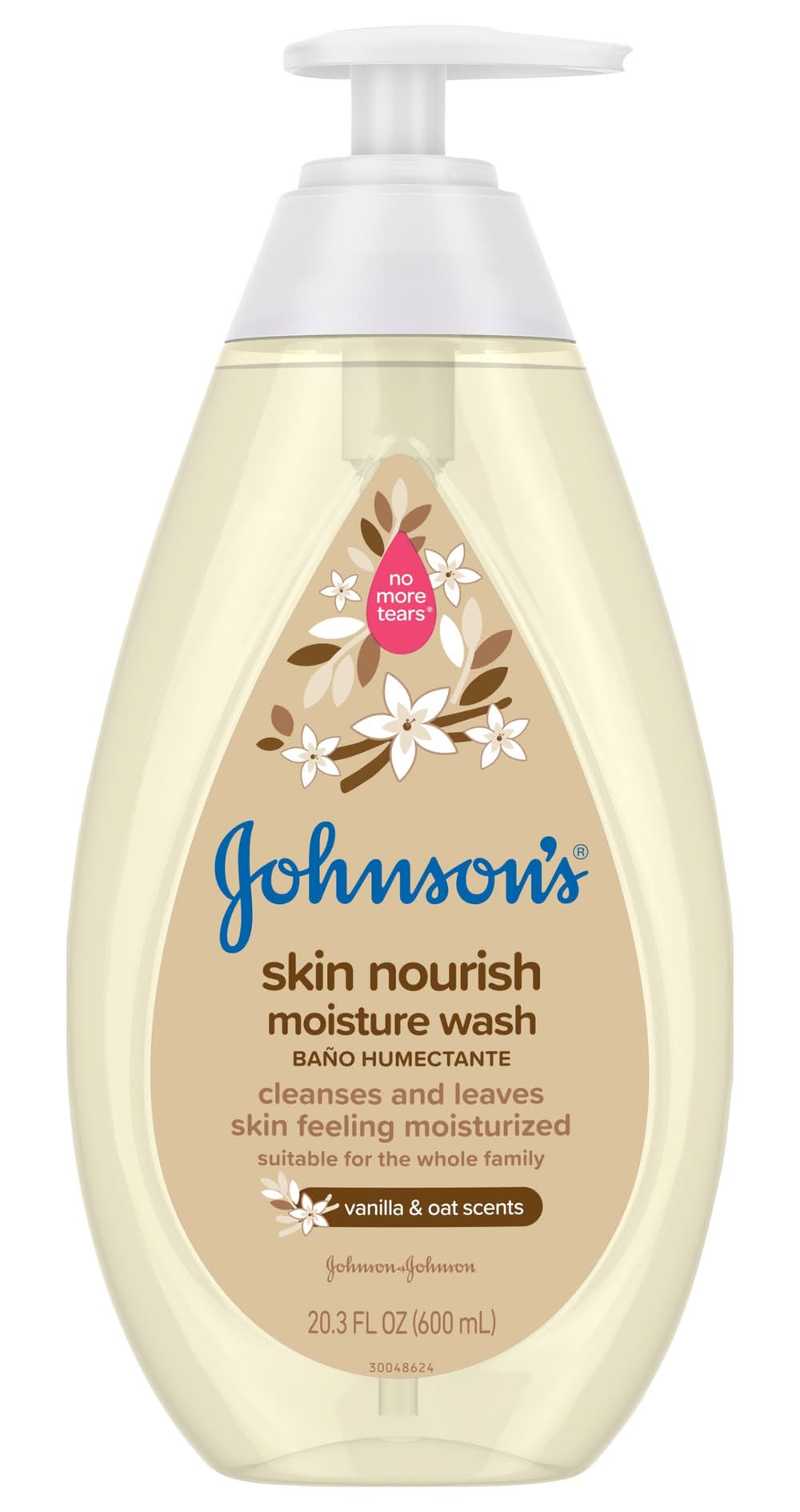 Johnson's Skin Nourish Vanilla & Oat Moisture Wash (20.3 fl oz)