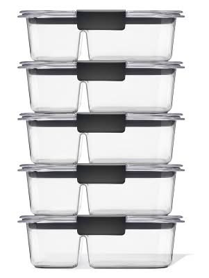 Rubbermaid Brilliance Meal Prep Value Containers (10 ct)