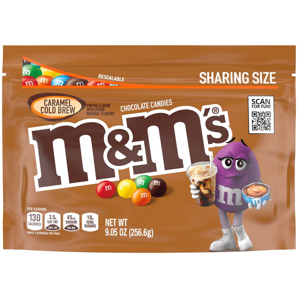 M&M's Sharing Size Caramel Cold Brew Chocolate Candies (9.05 oz)