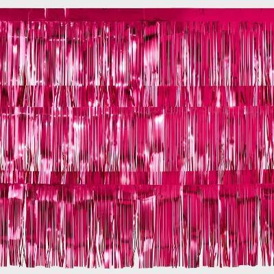 Spritz Metallic Layered Fringe Decor, Hot Pink (3 ct)