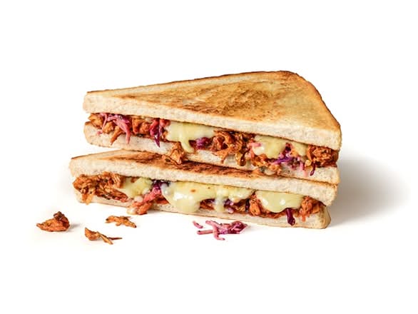 Butter Chicken & Slaw Toastie