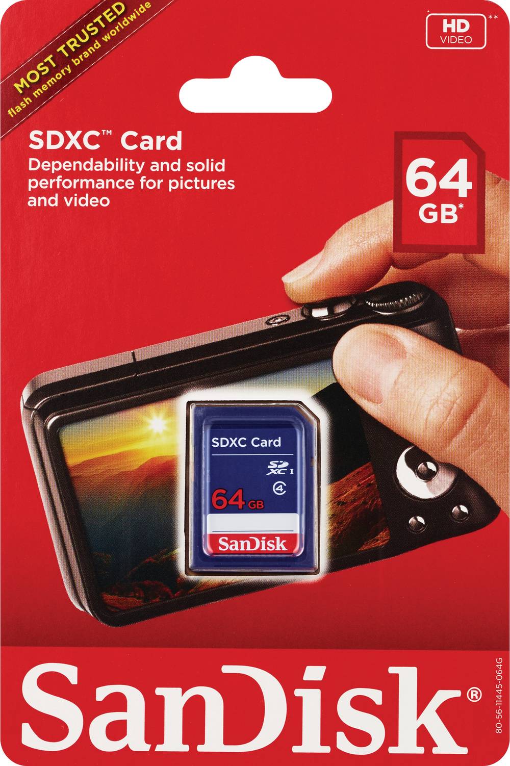Sandisk SDXC Card, 64 GB