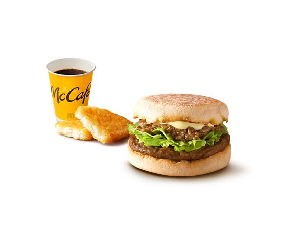 N.Y. ソーセージ ペッパーandビーフソテーマフィンセット N.Y. Sausage Pepper and Sauteed Beef McMuffin Set