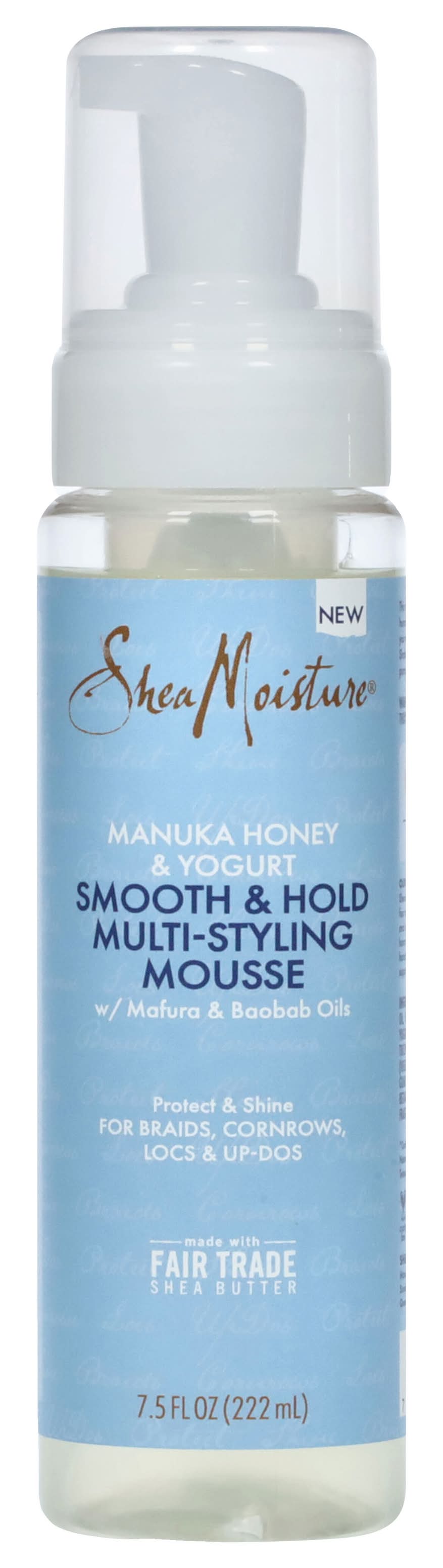 SheaMoisture Manuka Honey & Yogurt Smooth & Hold Multi-Styling Mousse (4 fl oz)