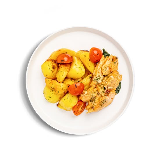 Tuscan Salmon & Lemon Potatoes