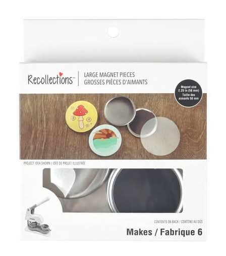 Large Button Magnet Pieces By Recollections