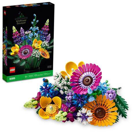 LEGO Icons Wildflower Bouquet Set (939 ct)