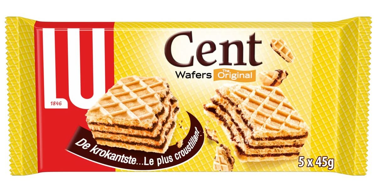 LU Cent Wafers Chocolade Wafels Koeken 225g