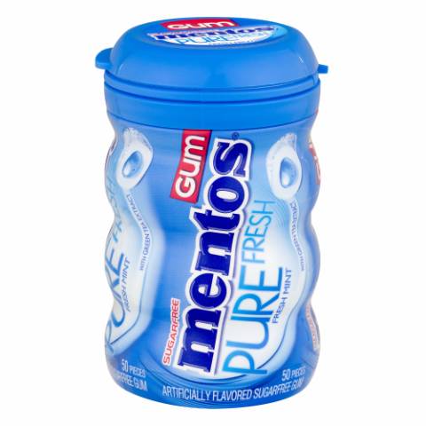 Mentos Pure Fresh Mint Gum 50 Count