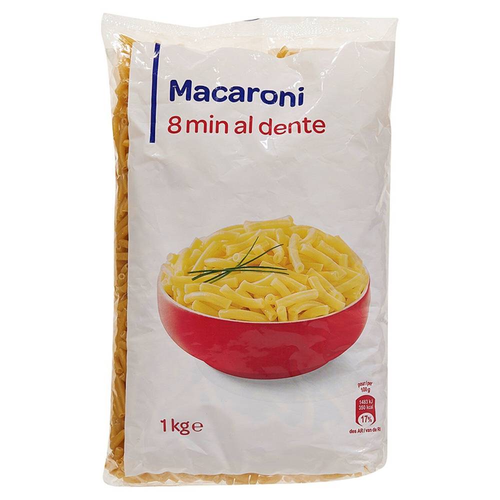 Pâtes macaroni - le sachet d'1kg