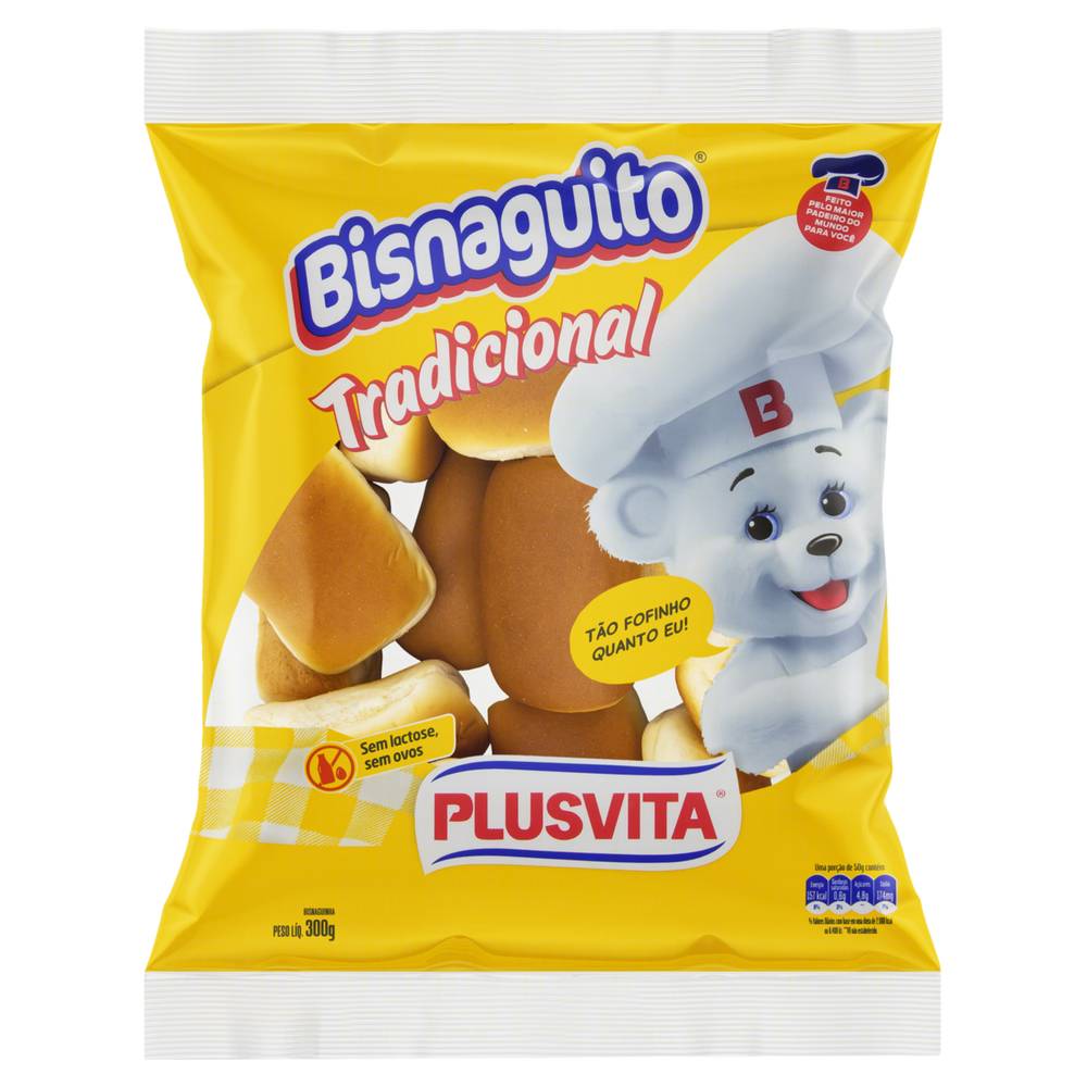 Plusvita bisnaguinha tradicional (300 g)