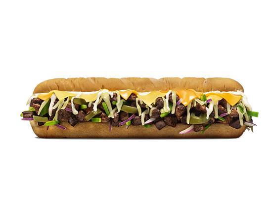 Philly-Style Three-Cheese Steak Subway Footlong®