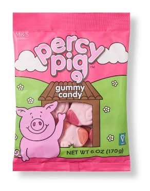 M&S Percy Pig Gummy Candy (6 oz)