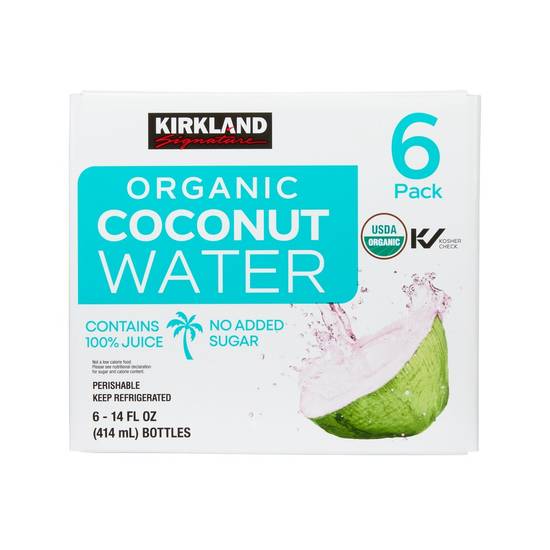 Kirkland Signature Organic Coconut Water (6 x 14 fl oz)