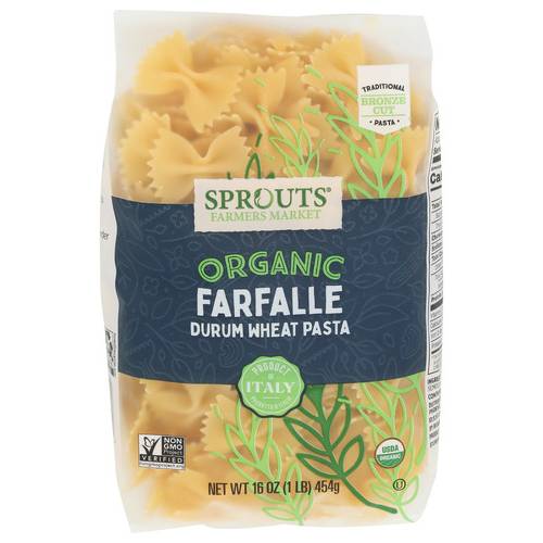 Sprouts Organic Farfalle Pasta