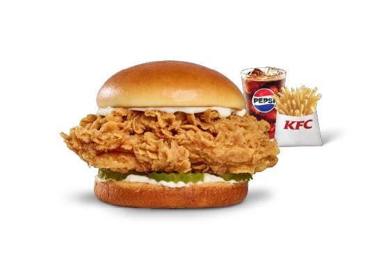 Combo Kentucky Chicken Sándwich