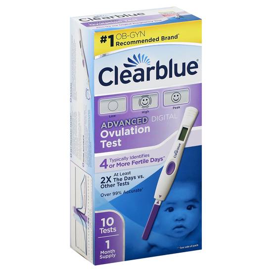 Clearblue Digital Advanced Ovulation Test (10 ct)