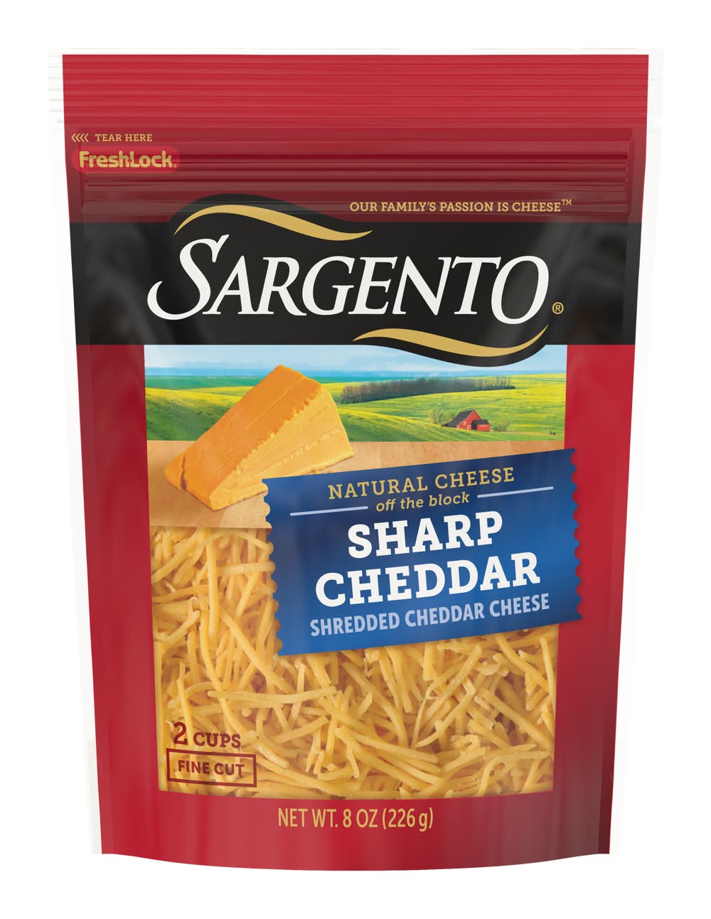 Sargento Natural Sharp Shredded Cheddar Cheese (8 oz)