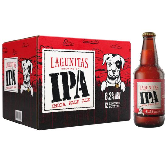 Lagunitas India Pale Ale Beer (12 ct, 12 fl oz)