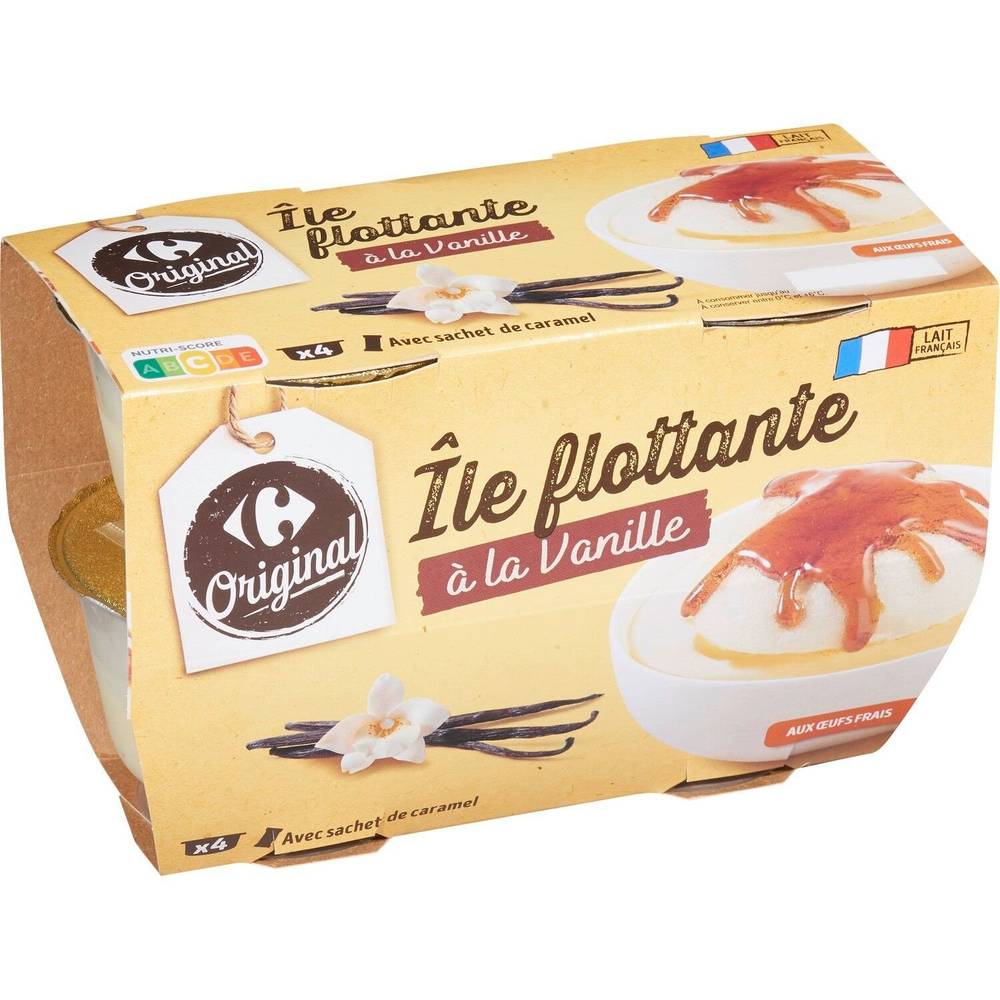 Carrefour - Original dessert ile flottante pots (400g)