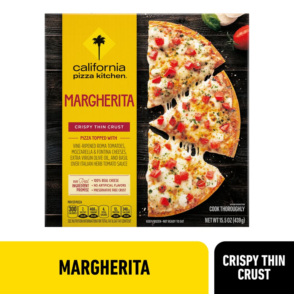 California Pizza Kitchen Crispy Thin Crust Pizza, Margherita (15.5 oz)