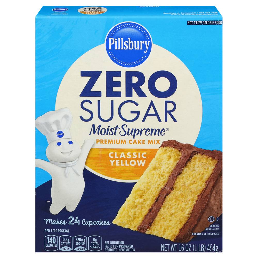 Pillsbury Moist Supreme Sugar Free Classic Yellow Premium Cake Mix