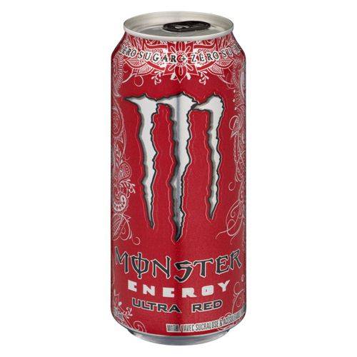 Monster energy boisson énergisante ultra red (473 ml) - ultra red zero sugar energy drink (473 ml)