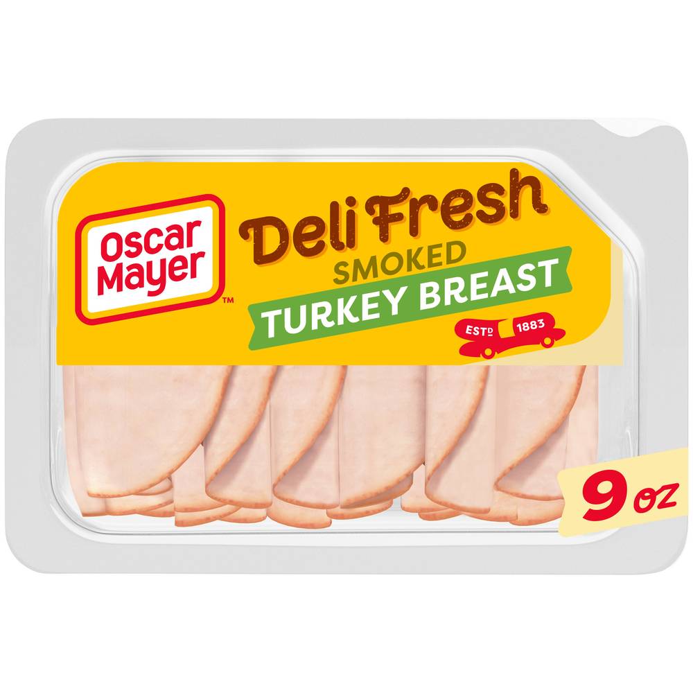 Oscar Mayer Deli Fresh Smoked Turkey Breast (9 oz)