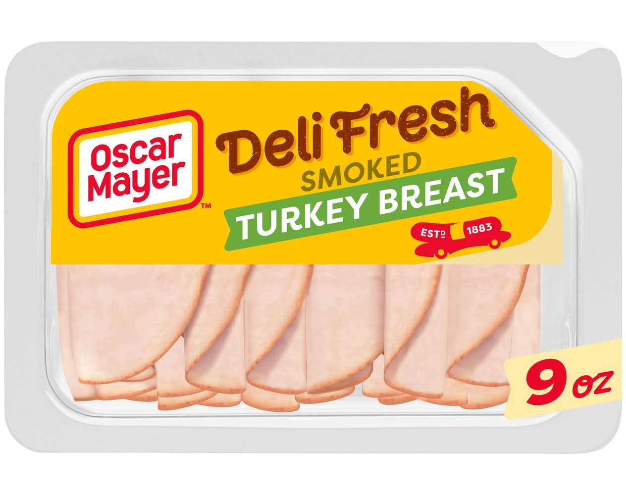 Oscar Mayer Deli Fresh Smoked Sliced Turkey Breast (9 oz)